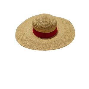 The Hats Company Filippo Catarzi Floppy  Wide Brim Sun Hat Italy 100% Raphia